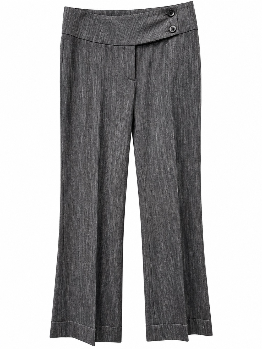 Allen Chevalier Charcoal Gray Tailored Trousers – Size 6